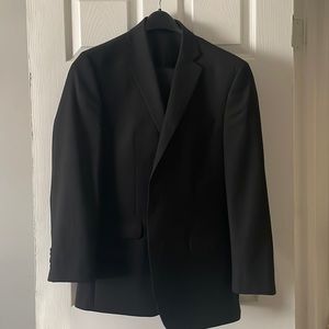 Black Calvin Klein suit mens